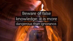 Beware Of False Truth Tellers